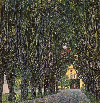 Gustav Klimt : Avenue in Schloss Kammer Park